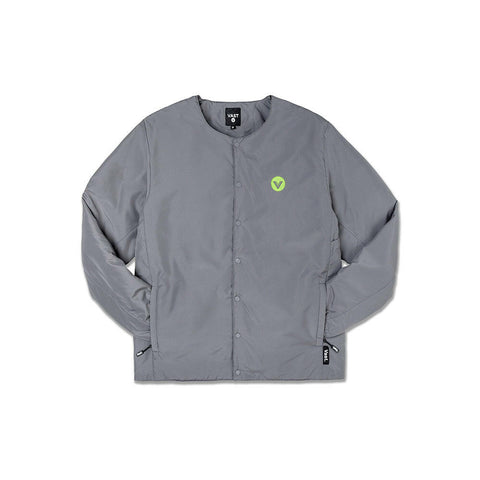 Vast No Collar Puffy Jacket - Charcoal