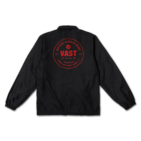 VAST Coaches Jacket - BLACK