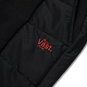 VAST 刷絨棉質長褲 - 黑