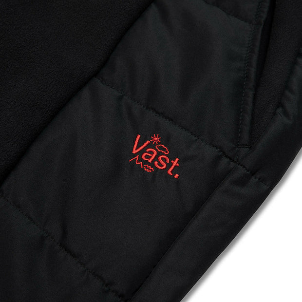 Vast Rip Fleece Sweatpants - Black 棉質長褲