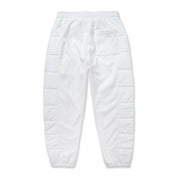 VAST 刷絨棉質長褲 - 白