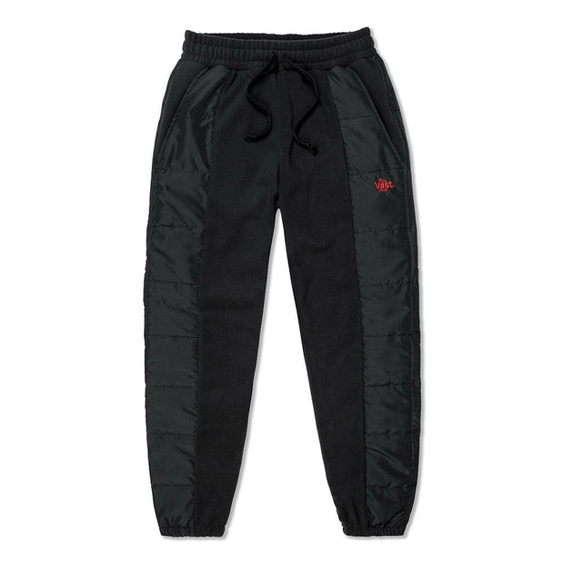 Vast Rip Fleece Sweatpants - Black 棉質長褲