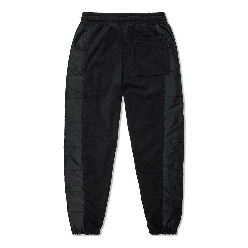 VAST 刷絨棉質長褲 - 黑