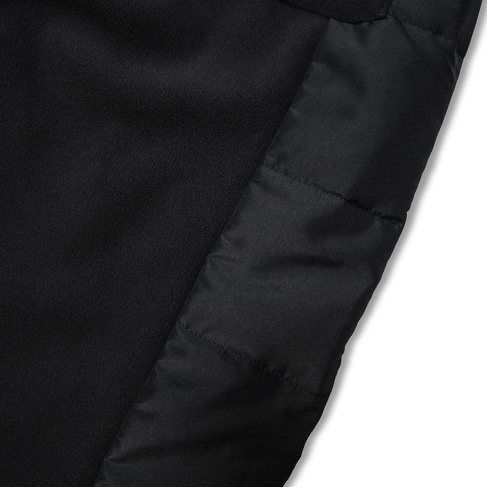 VAST 刷絨棉質長褲 - 黑