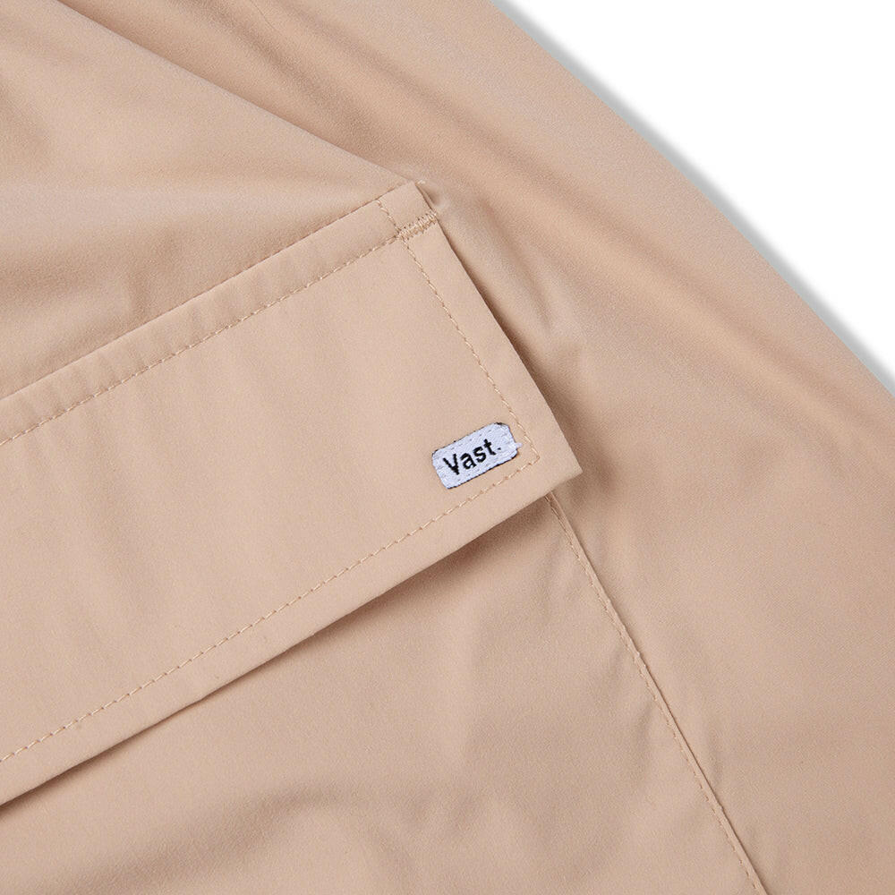 VAST 日常休閒長褲 - 卡其