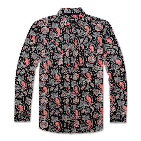 Vast Paisley Shirt - Red Multi