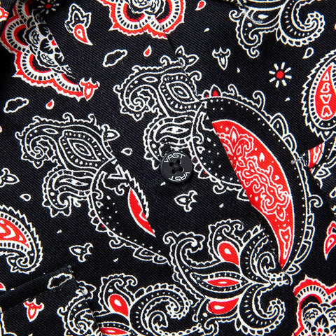 Vast Paisley Shirt - Red Multi