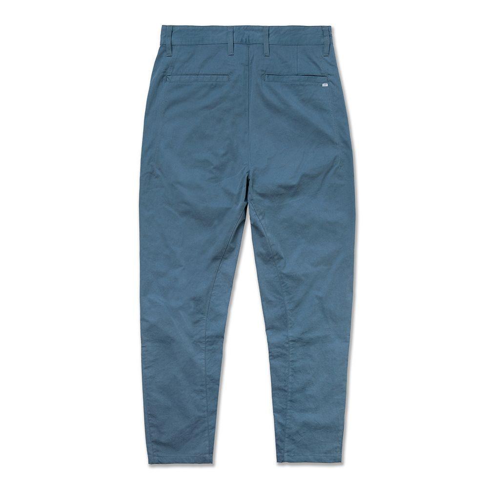 VAST 斜紋棉布窄管長褲 - 墨綠