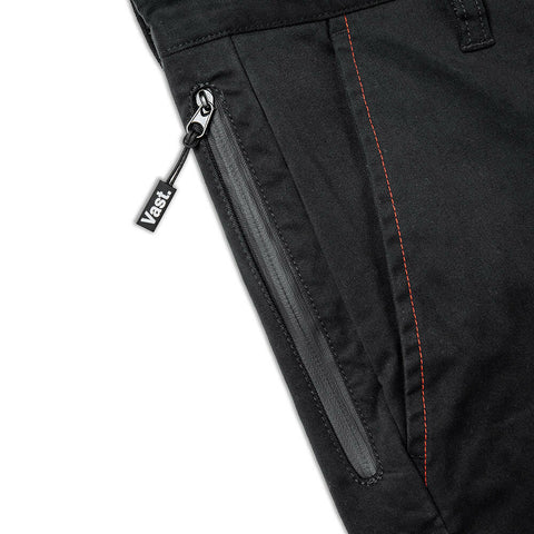 Vast Tapered Chinos Pants- Black 斜紋棉布窄管長褲