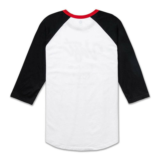 Vast Script Raglan - White/Black