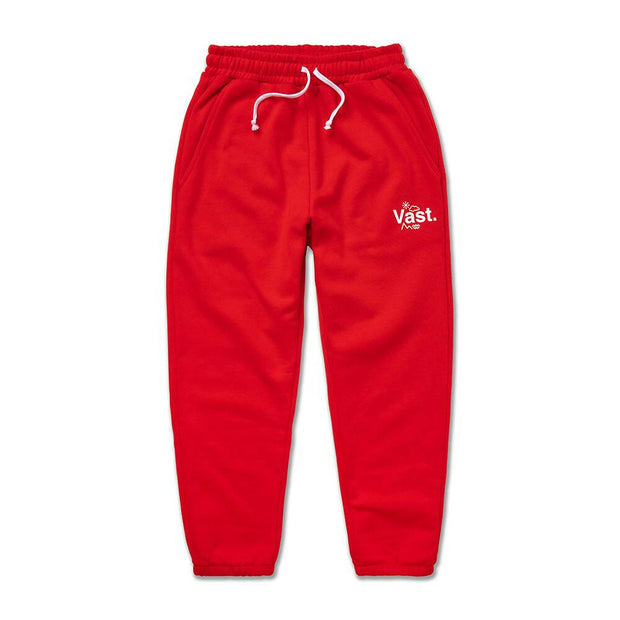 Vast Lilu Sweatpants - Red 棉質長褲