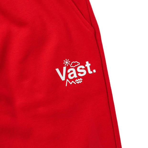 Vast Lilu Sweatpants - Red 棉質長褲