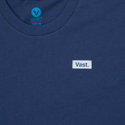 Vast Box Logo Tee - Navy