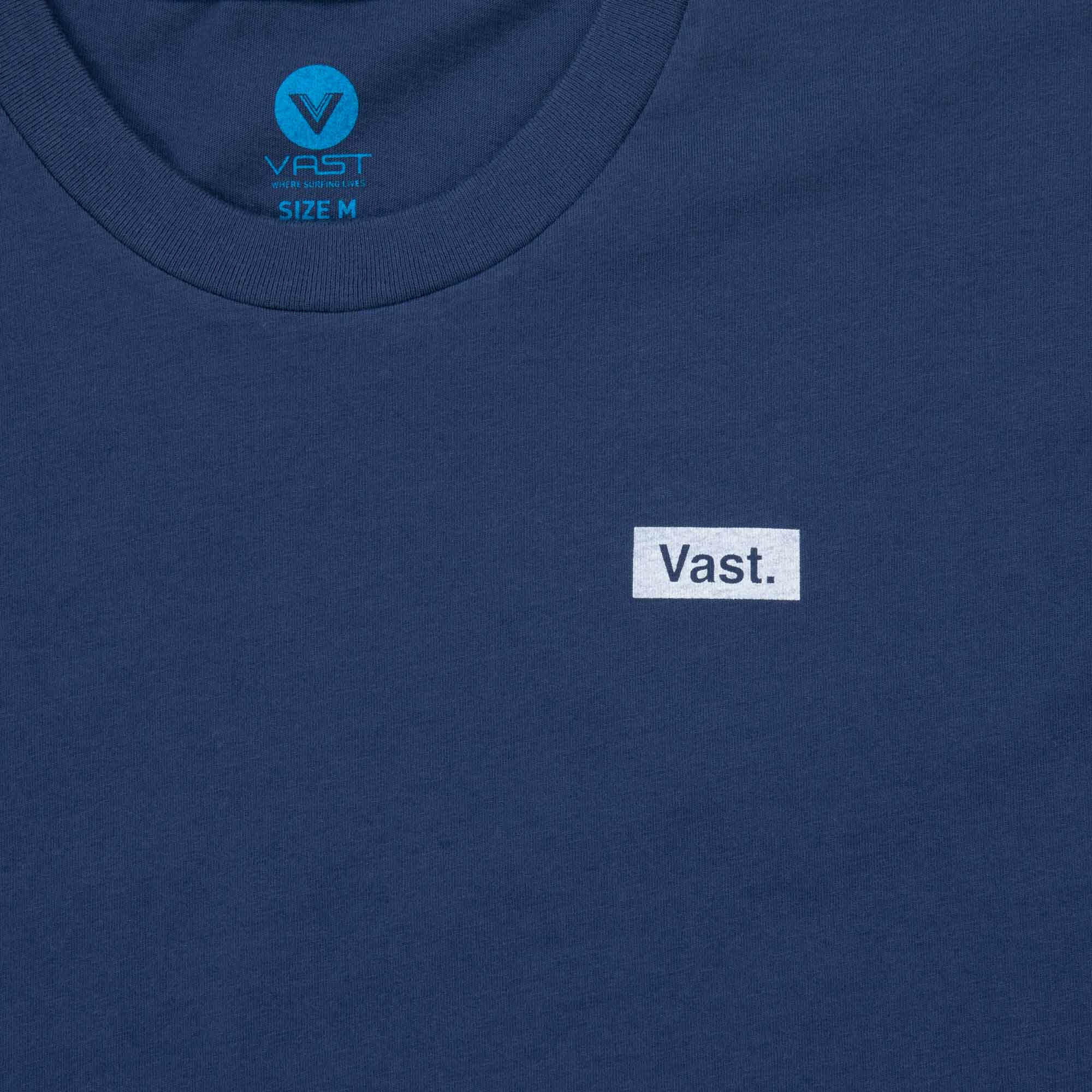 Vast Box Logo Tee - Navy