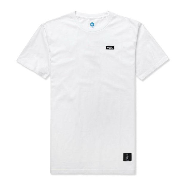 Vast Box Logo Tee - White