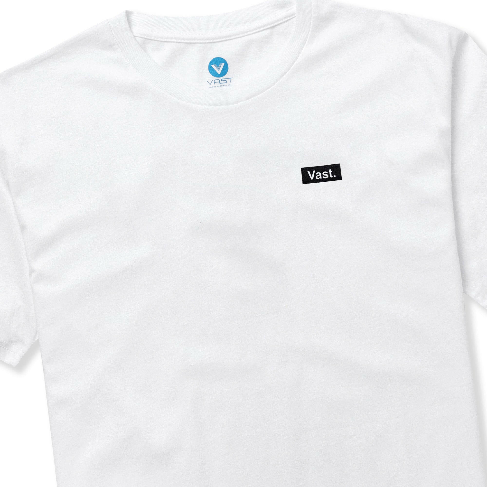 Vast Box Logo Tee - White