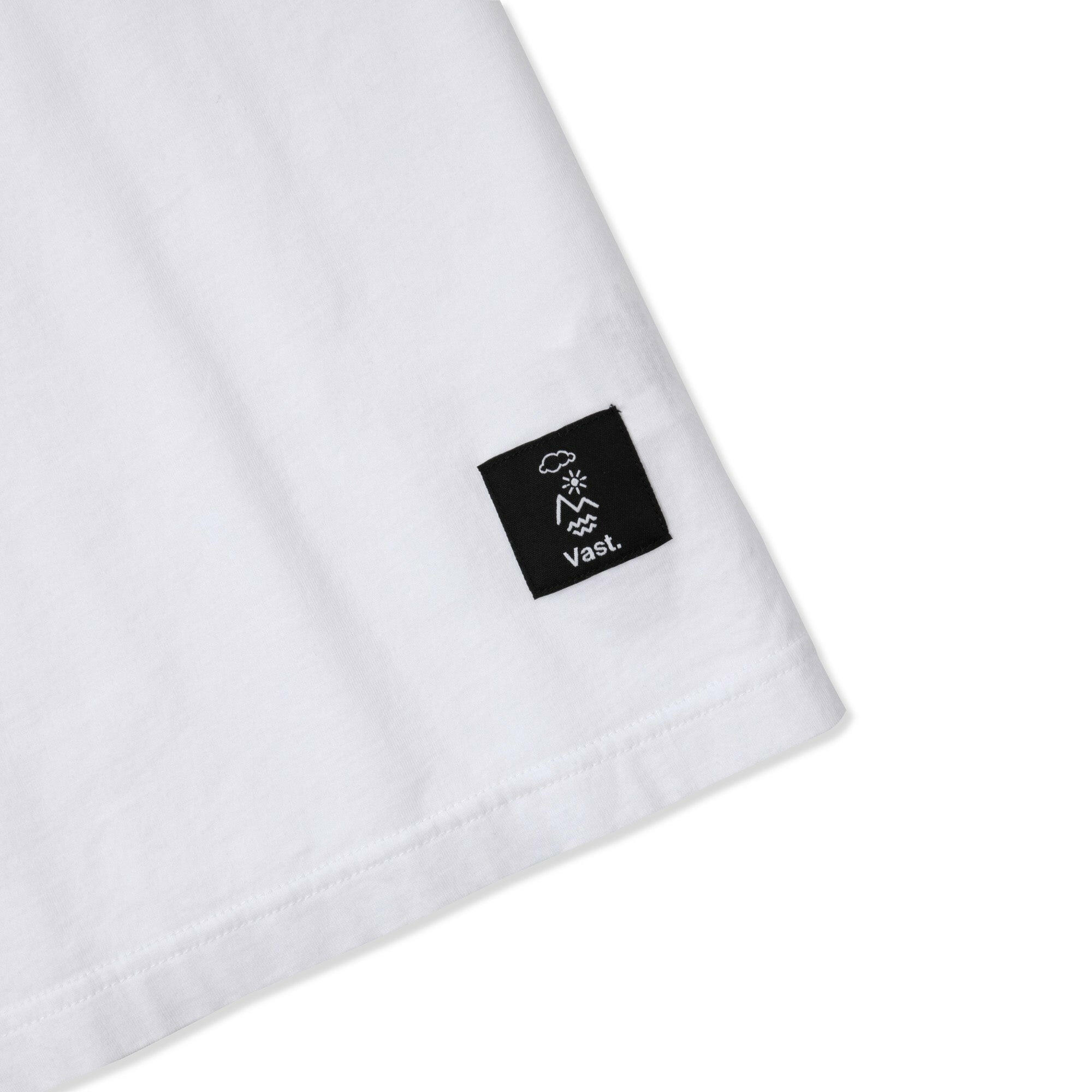 Vast Box Logo Tee - White