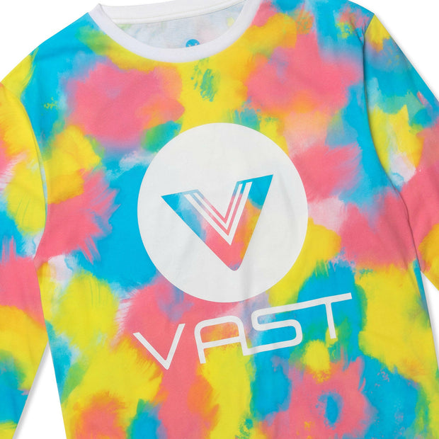 Vast Brushed QTR Sleeve-Lime Multi