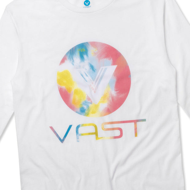 Vast Brushed QTR Sleeve-White