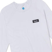 Vast Box Logo Raglan - White