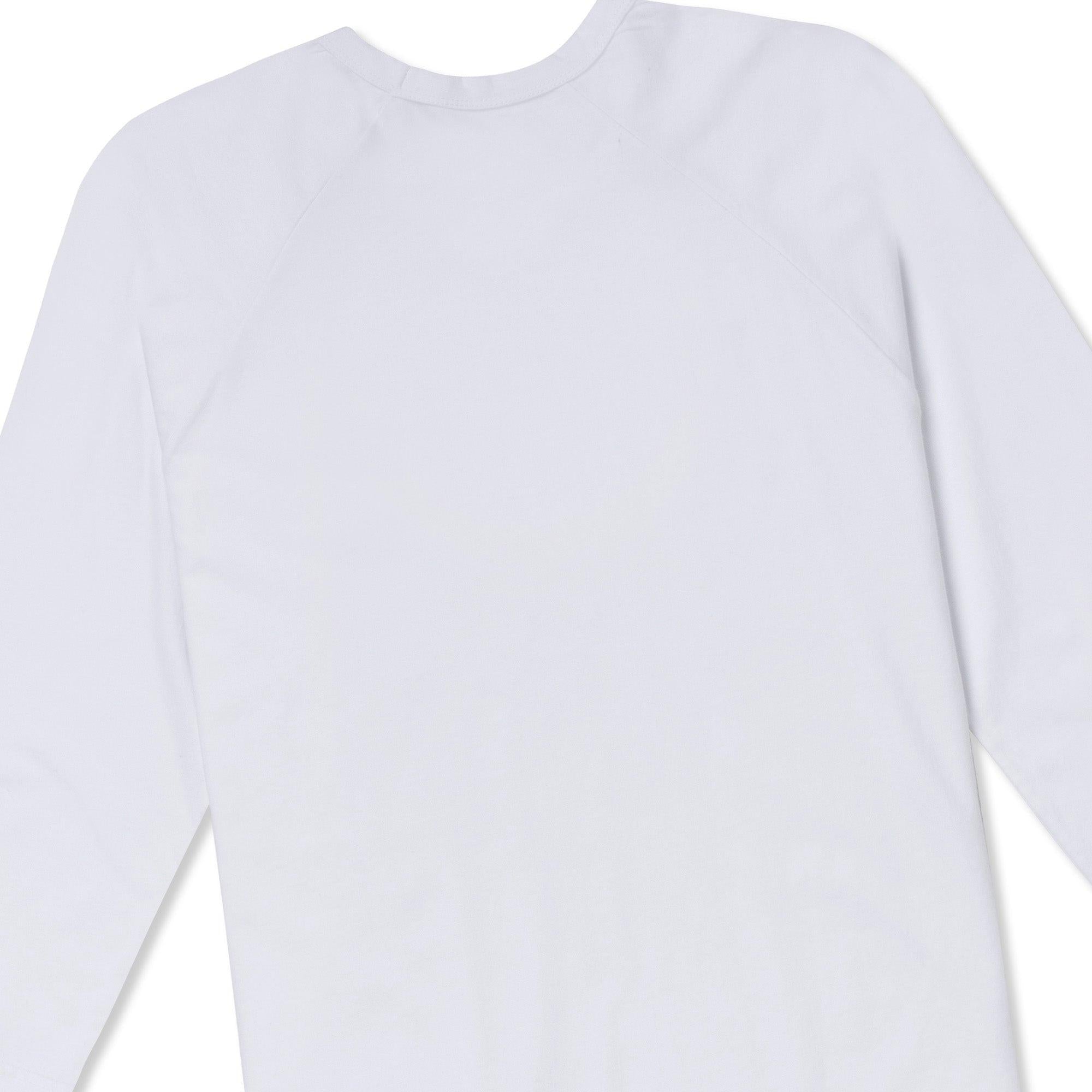 Vast Box Logo Raglan - White
