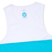 VAST 拼色系列坦克背心 水藍/粉