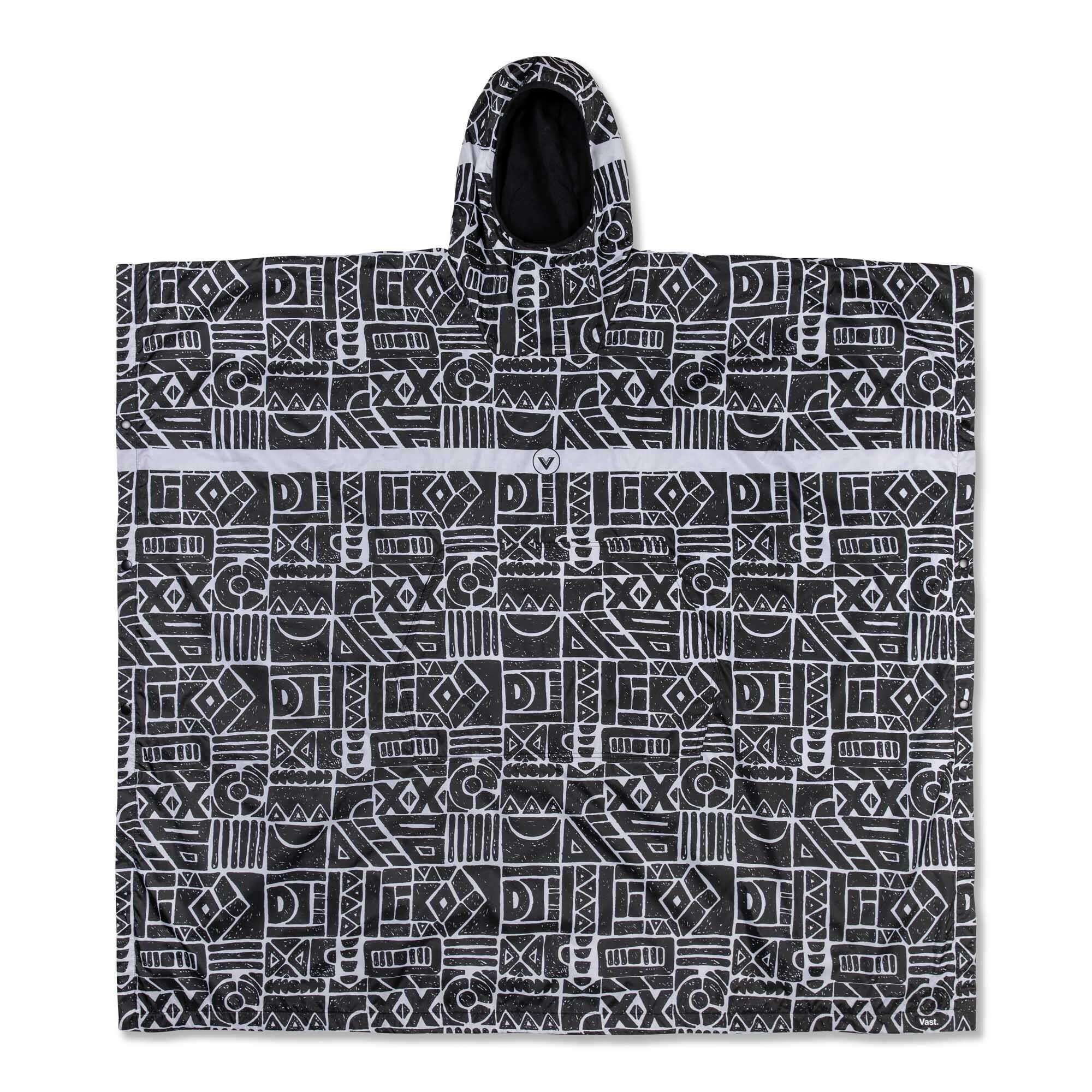 VAST非洲圖紋機能保暖毛巾衣
