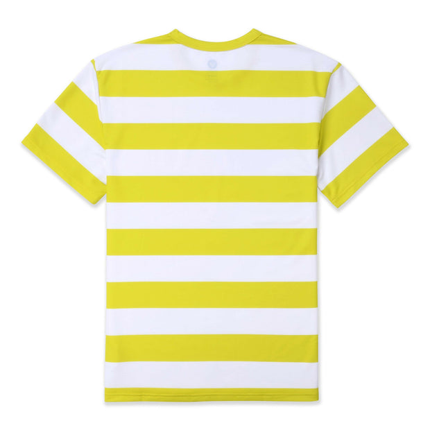 Vast Stripe Yellow/White 經典條紋防曬機能衝浪T-黃/白