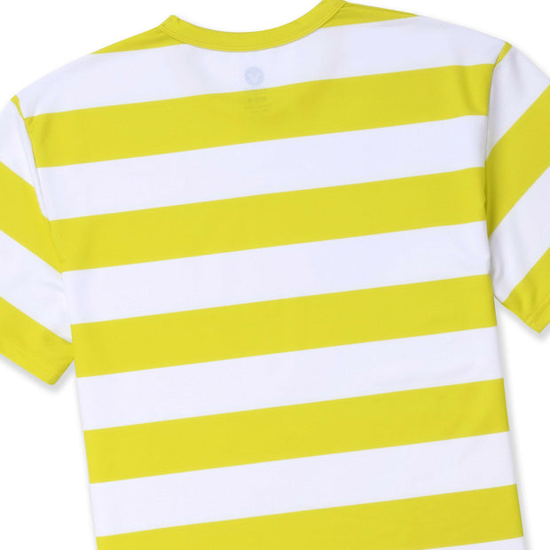 Vast Stripe Yellow/White 經典條紋防曬機能衝浪T-黃/白