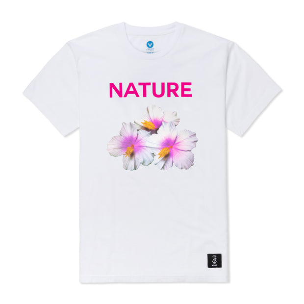 Vast Hibiscus Tee - White 短袖T恤
