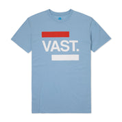 Vast Campaign Tee - Powder blue