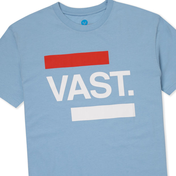 Vast Campaign Tee - Powder blue