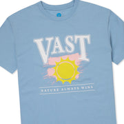 Vast Western Tee - Powder blue