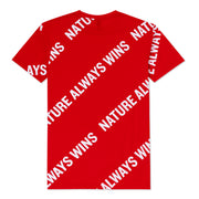 Vast Naw Print Tee - Red