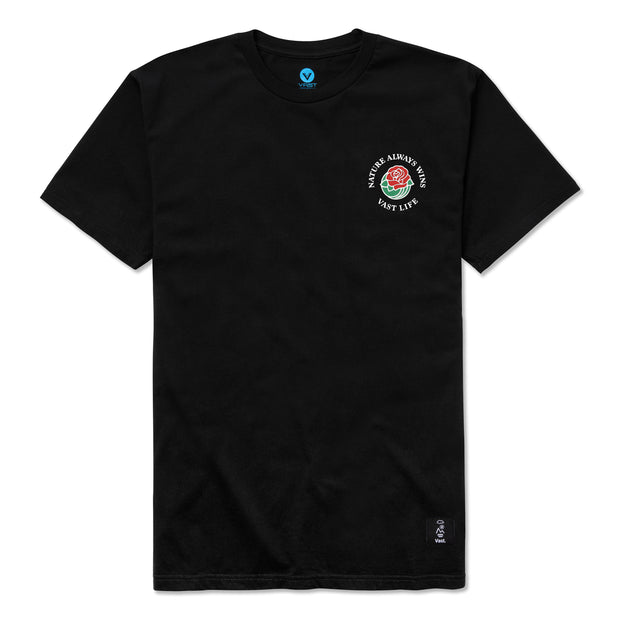 Vast Naw Rose Tee - Black 短袖T恤