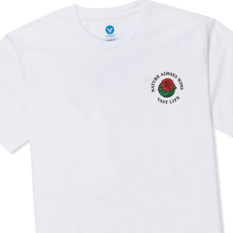 Vast Naw Rose Tee - White 短袖T恤