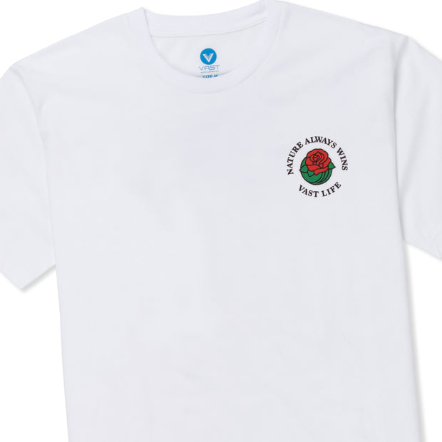 Vast Naw Rose Tee - White 短袖T恤