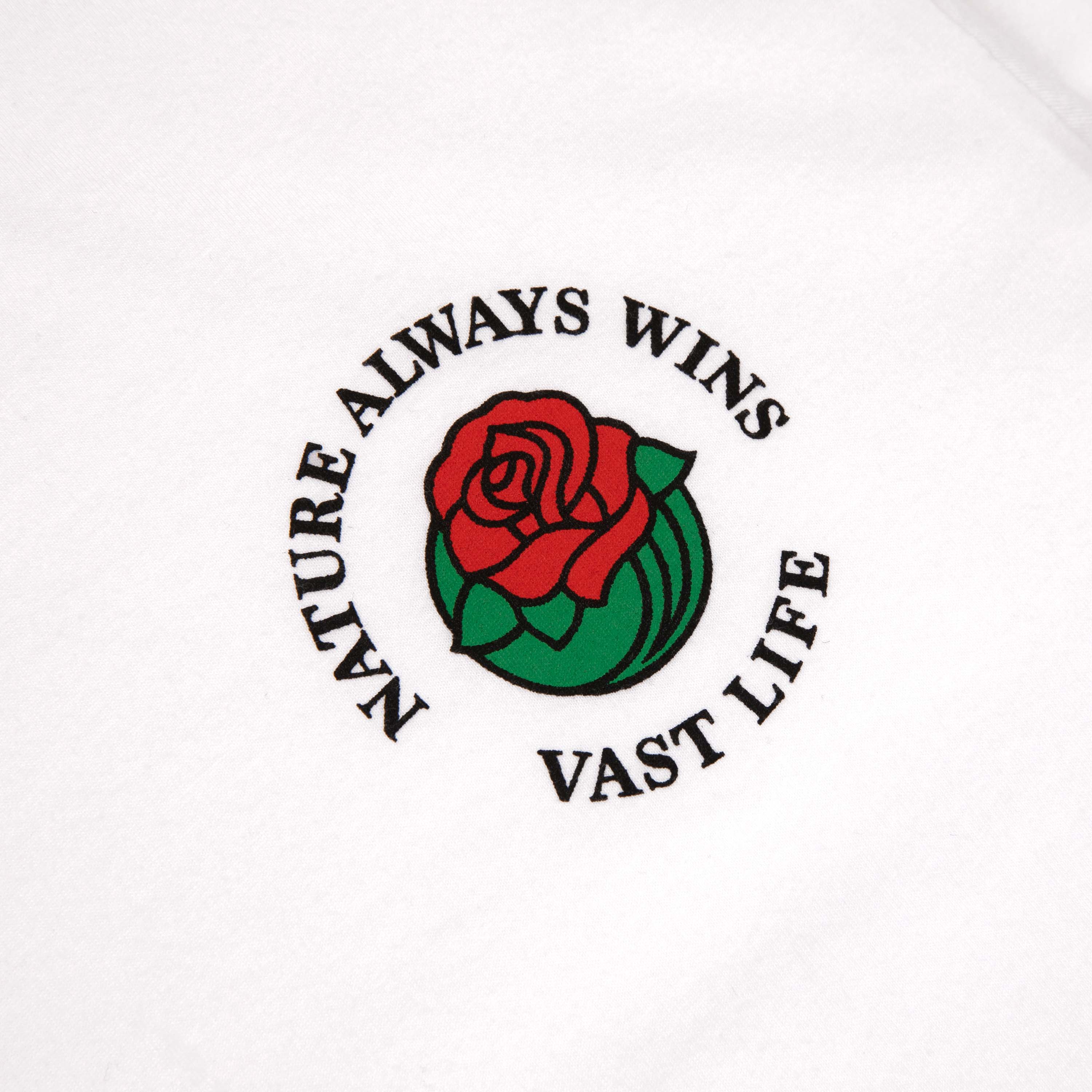Vast Naw Rose Tee - White 短袖上衣