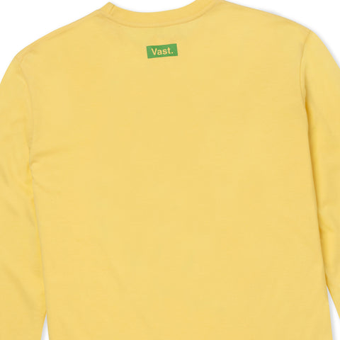 VAST Primary SQ 3/4 Sleeve - Yellow 七分袖上衣