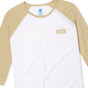 Vast Box Logo Raglan - Sand 七分袖上衣