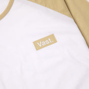 Vast Box Logo Raglan - Sand 七分袖上衣