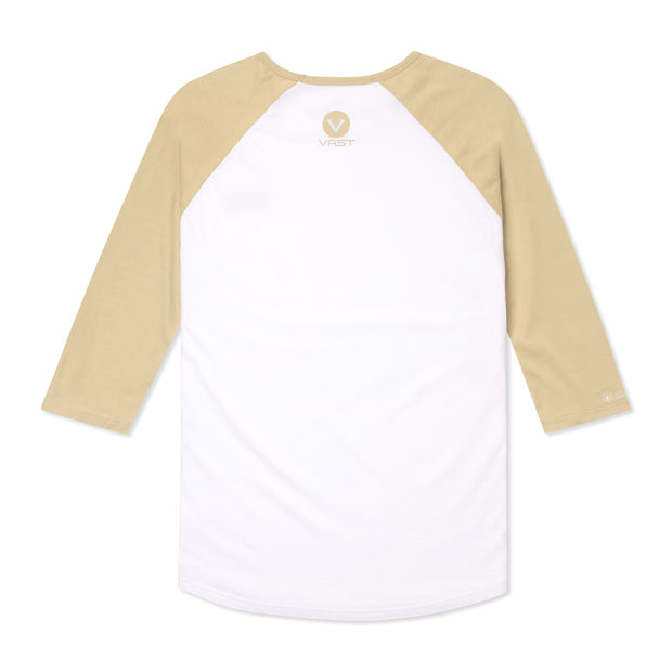 Vast Box Logo Raglan - Sand 七分袖上衣