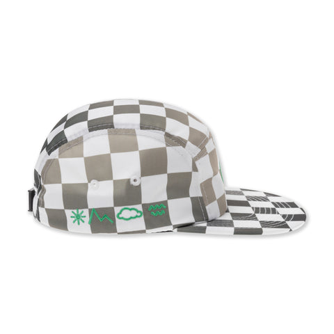 Vast Checkerboard 5 Panel Hat