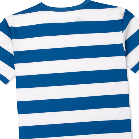 VAST Stripe Blue/White 經典條紋防曬機能衝浪T-藍/白