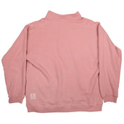 Brothers Marshall 中高領縮繩毛絨衫 - 玫瑰粉色