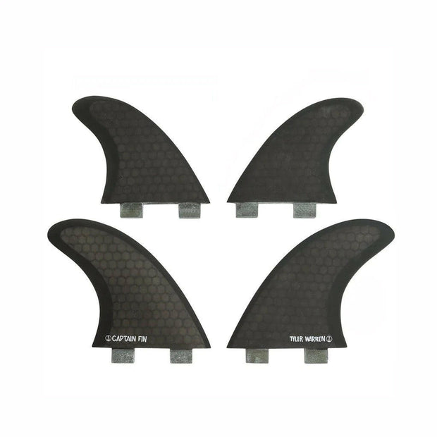 CAPTAIN FIN Tyler Warren Quad Black (Twin Tab) 衝浪短板舵