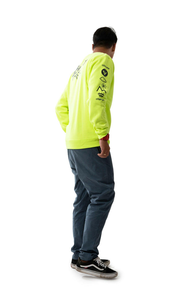 Vast Rosa Crewneck - Safety Yellow