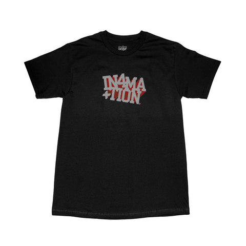 In4mation College Slant - Black 大學Tee