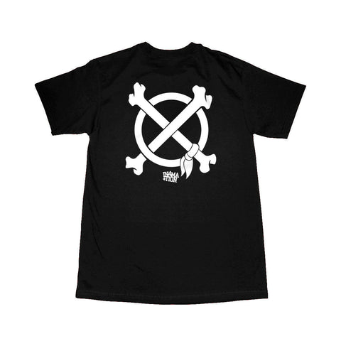 In4mation College Slant - Black 大學Tee