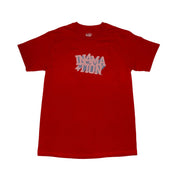 In4mation College Slant - Red 大學Tee